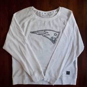 NWOT DKNY New England Patriots Mesh Long Sleeve